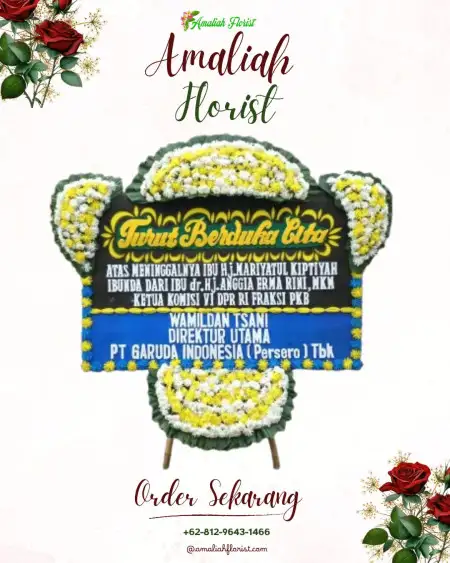 Papan Bunga Duka Karang Intan